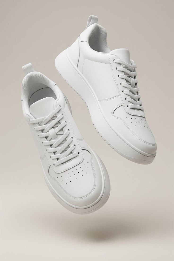 White Sneakers | NIKE High Quality Soul | Scarf